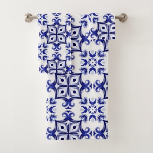 Carrelage méditerranéen, majolica, Sicilienne, (En situation)