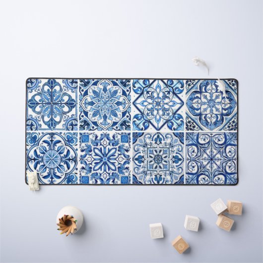 Carrelage méditerranéen, Portugais, Azulejo, Majol (Tableau pour enfants)