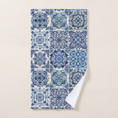 Carrelage méditerranéen, Portugais, Azulejo, Majol (Serviette à main)