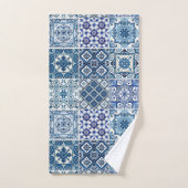 Carrelage méditerranéen, Portugais, Azulejo, Majol (Serviette à main)