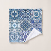 Carrelage méditerranéen, Portugais, Azulejo, Majol (Gant de toilette)