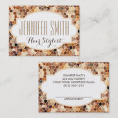 Carrelage mosaïque Coiffeur Salon Rendez-vous (Devant / Derrière)