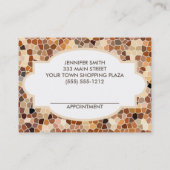 Carrelage mosaïque Coiffeur Salon Rendez-vous (Dos)