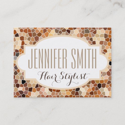 Carrelage mosaïque Coiffeur Salon Rendez-vous (Devant)