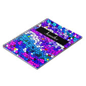 Carrelage mosaïque personnalisé Motif Carnet viole (Côté gauche)