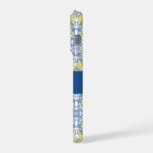 Carrelage Motif Méditerranéen Citron Bleu Blanc (Côté gauche)