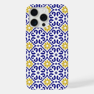 Carrelage portugais Bleu méditerranéen Floral