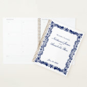 Carrelage Talavera bleu Espagne Fiesta Floral Mari (Devant avec enveloppe)