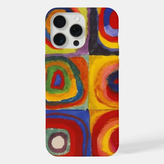 Carrés avec cercles concentriques, Kandinsky (Verso)