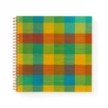 Carrés couchers de soleil - Carnet spiral plâtre c