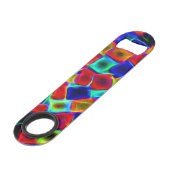 Carrés de Bokeh Abstraits colorés (Devant angulaire)