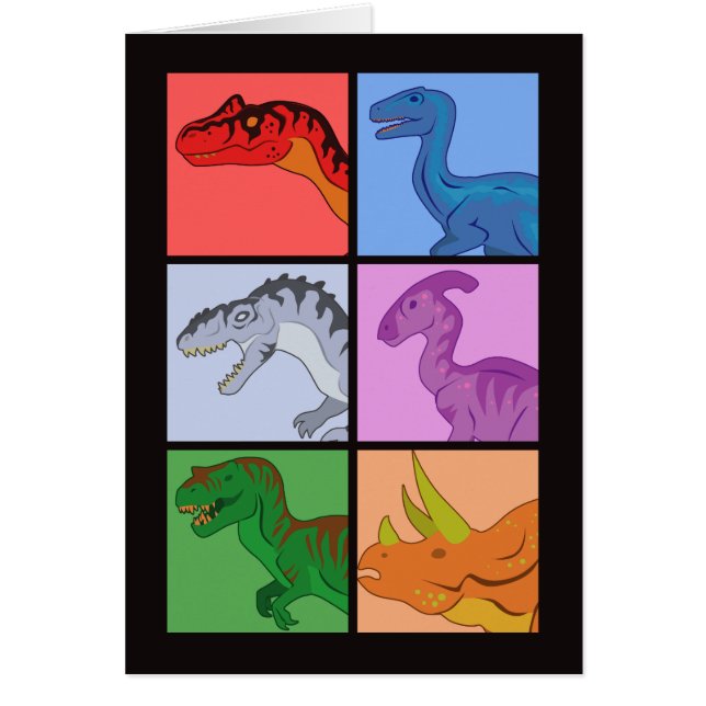 Carrés dinosaures (Devant)