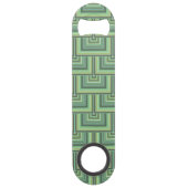 Carrés écailles vert olive motif (Dos)