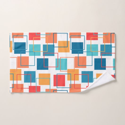 Carrés et grands titres (Serviette à main)