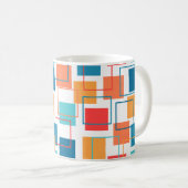 Carrés et grands titres Café Mug (Devant droit)