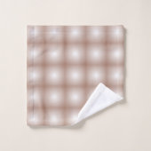 Carrés géométriques avec Mocha Mousse Gradient Bla (Gant de toilette)