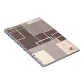 Carrés géométriques - Carnet photo de crème au cho (Côté Droit)