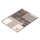 Carrés géométriques - Carnet photo de crème au cho (Côté gauche)