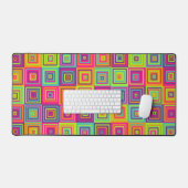 Carrés géométriques colorés (Clavier et souris)