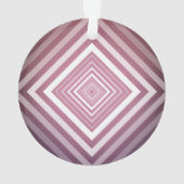 Carrés modernes de la Gradation rose et blanc (dos)