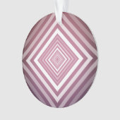 Carrés modernes de la Gradation rose et blanc (devant)