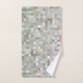 Carrés pastel (Serviette à main)