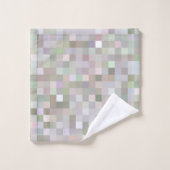 Carrés pastel (Gant de toilette)