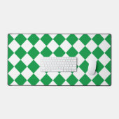 Carrés rétro vert et blanc rétro (Clavier et souris)