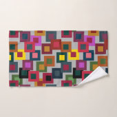 Carrés sombres sur la lumière (Serviette à main)