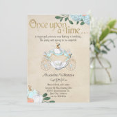 Carriage Cinderella Fairy Tale Princess Kaart (Staand voorkant)