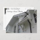 Carriage House Theater uitzicht of architecture Briefkaart (Voorkant / Achterkant)