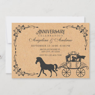 Carriage koninklijk huwelijksjubileum Kaart