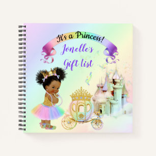 Carriage Magical Rainbow Princess Castle Notitieboek