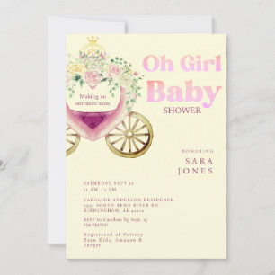 Carriage Making Een Entree Soon Baby shower Kaart
