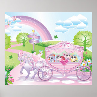 Carriage Poster for children room