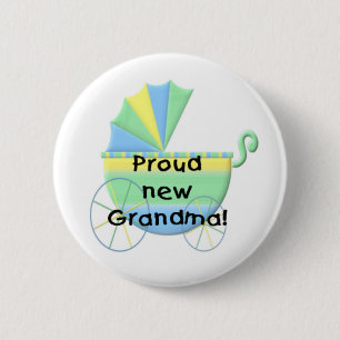 Carriage Proud New Grandma Ronde Button 5,7 Cm