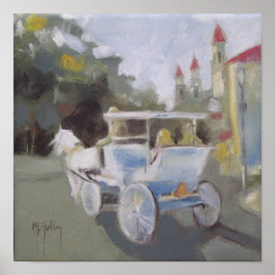Carriage Ride Sightsee Poster