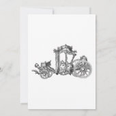  Carriage Royal Wedding Uitnodiging (Achterkant)