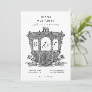  Carriage Royal Wedding Uitnodiging