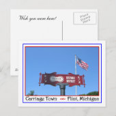 Carriage Town Post Cards Briefkaart (Voorkant / Achterkant)