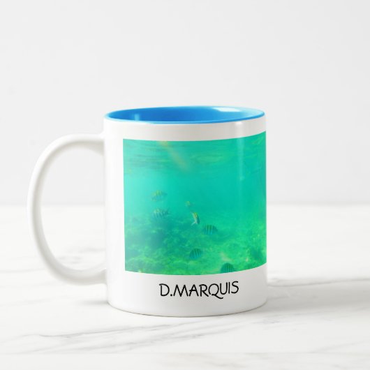 CARRIBEAN DUAL SHOT MUG (Gauche)