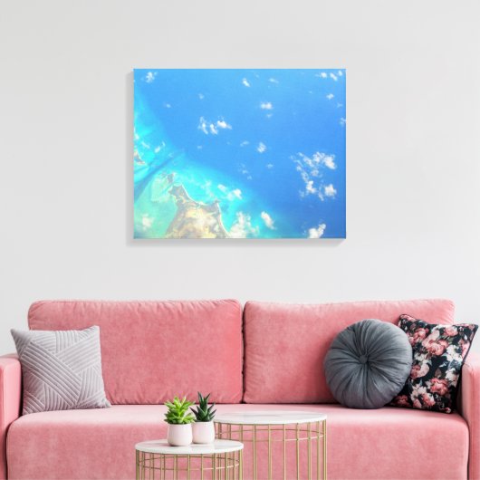CARRIBEAN ZEE #3 OP CANVAS 20 "x 16" (Insitu (Woonkamer))