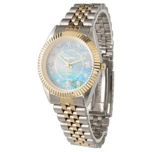Carriboon Agate Diamond, aangepast Gezegde, luxe Horloge