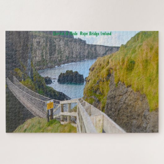 Carrick-A-Rede Rope Bridge Ierland Legpuzzel (Horizontaal)
