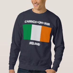Carrick-on-Suir, Ierland met Ierse vlag Trui