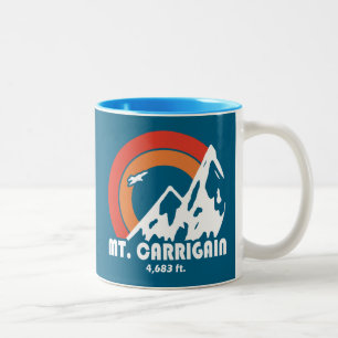 Carrigain New Hampshire Sun Eagle Tweekleurige Koffiemok