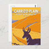 Carrizo Plain National Monument California  Briefkaart (Voorkant / Achterkant)