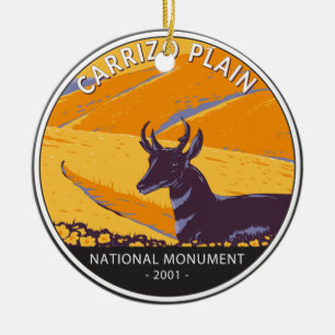 Carrizo Plain National Monument  Cirument Keramisch Ornament
