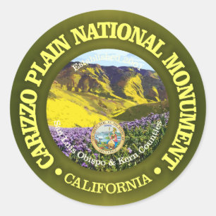 Carrizo Plain (NM) Ronde Sticker