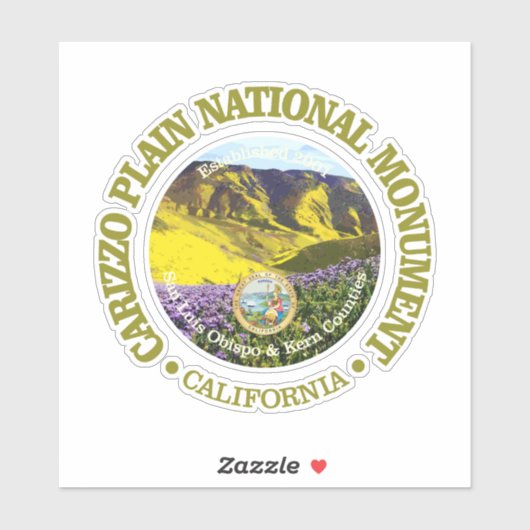 Carrizo Plain (NM) Sticker (Vel)